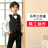 LOVEFERY Boy's Suit Dress Children's Suit  Autumn and Winter New Host Piano Speech Clothing One Piece Dropshipping Suit