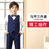 LOVEFERY Boy's Suit Dress Children's Suit  Autumn and Winter New Host Piano Speech Clothing One Piece Dropshipping Suit