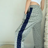 lovefery - Smiley Face Split Sweat Pants ~ HANDMADE // Grey