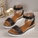 Basic Strap Espadrille Sandals