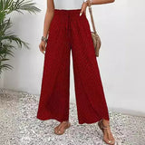 lovefery  Summer   HOT and NEW Cross Border Ethnic Retro Urban Casual Loose Split Wide Leg Women's Trousers