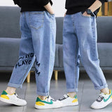 LOVEFERY Boys' Jeans  Spring and Autumn New Children's Clothing Factory Wholesale Toddler Children Teens Boy Student Children's Pants