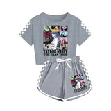 LOVEFERY Taylor Swift Boys and Girls T-shirt Shorts Sports Pajamas Children Suit 926