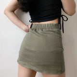 lovefery - Cargo Half-Length Skirt