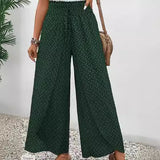 lovefery  Summer   HOT and NEW Cross Border Ethnic Retro Urban Casual Loose Split Wide Leg Women's Trousers