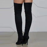 High Fashion Peep Toe Boots