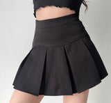 lovefery - Academia High-Waisted Pleated Skirt