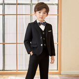 LOVEFERY Boy's Suit Dress Children's Suit  Autumn and Winter New Host Piano Speech Clothing One Piece Dropshipping Suit