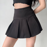 lovefery - Academia High-Waisted Pleated Skirt