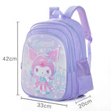 Cute Cartoon Clow M Melody Big Ear Dog KT Hard Shell Fabric Children's Backpack Large Capacity Primary School Student Schoolbag