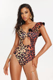 lovefery Roche Gradient Leopard Print Swimsuit