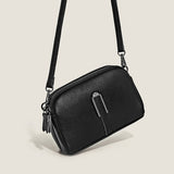 LoveFery - Simple Design Cowhide Handbag Women&#39;s Bag Trend Classic Mobile Bag Genuine Leather Wallet One Shoulder Crossbody Bag