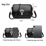 PU Leather Shoulder Bags for Women New Luxury Designer Handbags and Purses High Quality Messenger Crossbody Brand Woman Bag