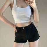 lovefery Leisure, Lazy, Popular Temperament, Fashion Trend, New Summer Hong Kong Style Jeans, Shorts, And Handsome Women