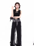 lovefery Vintage Harajuku Jeans Women Clothes For Teenagers Y2k Women's Slacks Fashion Aesthetic Clothing Autumn New Products Baggy Pants