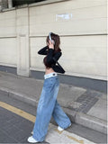 lovefery Autumn New Products Jeans Women Clothes For Teenagers Y2k Aesthetic Clothing Vintage Harajuku Women's Slacks Fashion Baggy Pants