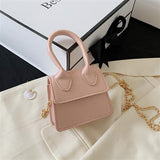 LoveFery - Mini Small Square bag Fashion New Quality PU Leather Women's Handbag Crocodile pattern Chain Shoulder Messenger Bags