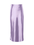 Josephine Satin Midi Skirt