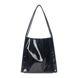 LoveFery - Fashion Patent Leather Women Shoulder Bags Vintage Female Casual Tote Handbags Large Capacity Ladies Shopping Bag