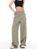 lovefery Genuine Spring And Autumn Jeans Fashionable, Relaxed, Loose, Slim, Versatile Wide Leg Pants For Women's Jeans