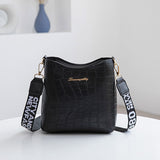 LoveFery - New Women Messenger Bags Crocodile Pu Leather Female Crossbody Shoulder Hand Bags for Women High Quality Ladies Handbags