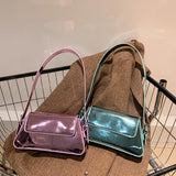 Luxury Designer Laser Women Armpit Bag Silver Chic Female Shoulder Bags Party Clutches Trend Lady Purses And Handbags