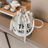 LoveFery - Trendy Brand Designer VELOUR Bucket Shoulder Crossbody Bags Women Handbags and Purse New Lady&#39;s Messenger Bags High Quality