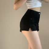 lovefery Leisure, Lazy, Popular Temperament, Fashion Trend, New Summer Hong Kong Style Jeans, Shorts, And Handsome Women