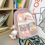 lovefery - Fashion Girls Waterproof Bookbag Women Laptop Mochila Student Kawaii Shoulder Bag Backpack Teens Schoolbag Cute Travel Rucksack