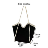 LoveFery - Canvas Tote Bag for Women Designer Handbag Internal Pocket with Magnetic Buckle Commuter Large Capacity Lady’s Shoulder Bag