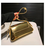 Luxury Designer Laser Women Armpit Bag Silver Chic Female Shoulder Bags Party Clutches Trend Lady Purses And Handbags