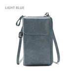 lovefery - Fashion Ladies Small Crossbody Messenger Bags Women Shoulder Bag Phone Wallet Mini PU Leather Card Holder Female Purse