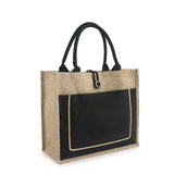 LoveFery - Women Linen Luxury Tote Large Capacity Female Casual Shoulder Bag Lady Daily Handbag Fresh Beach Shopping Bag