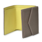 LoveFery - Short Three Fold Leather Wallet New Fashion Women's Cowhide Cabinet Color Contrast Multi Card Pocket Wallet