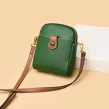 LoveFery - Genuine Leather Crossbody Bags For Women Luxury Handbags Designer Ladies Shoulder Messenger Bag Mobile Phone Versatile Small Bag