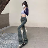 lovefery Micro Flared Pants, Spring And Autumn Pants, High Waisted Jeans, Minimalist New Style, Fashionable Harajuku Women's Trend