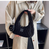 LoveFery - Luxury Brand Nylon Hobos Shoulder Bag for Women Handbag Clutch Purses New Brand Designer Evening Tote With Coin Purse