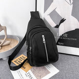 lovefery - Women Bag Retro Fashion Bag Female New Trend Messenger Simple Girl Chest Bag Lady Shoulder Bag Pure Color Crossbody Pack