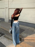 lovefery Autumn New Products Jeans Women Clothes For Teenagers Y2k Aesthetic Clothing Vintage Harajuku Women's Slacks Fashion Baggy Pants