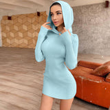 Ginny Long Sleeve Knit Sweater Dress