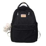 lovefery - Preppy Backpack Women Fashion Youth Korean Style Shoulder Bag Laptop Backpack Schoolbags for Teenager Girls Boys Travel Bookbag