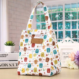 LoveFery - Travel or office food refrigerated bag men and women insulation cover to keep warm Oxford lunch bag Women's casual handbag