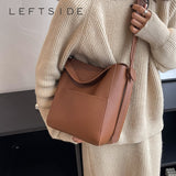 LoveFery - Bucket Shoulder Side Bags for Women  Female Designers Trend Small Leather Crossbody Bag Handbags and Purses