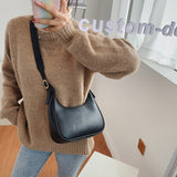 LoveFery - Fashion Shoulder Bags For Women Casual Crossbody Bags For Women Pu Leather Solid Color Simple Handbags Women&#39;S Bag