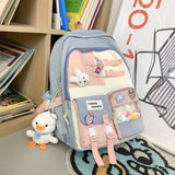 lovefery - Fashion Girls Waterproof Bookbag Women Laptop Mochila Student Kawaii Shoulder Bag Backpack Teens Schoolbag Cute Travel Rucksack