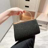 Fashion Women Evening Bag Elegant Glitter Pleated Ladies Clutch Party Wedding Shoulder Crossbody Bags Banquet Handbag