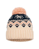 lovefery Snow Far Snow Good Pom Beanie - Pink