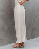 Swanville Twist Front Knit Maxi Skirt