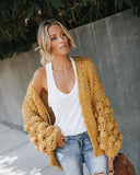 Tender Loving Care Knit Cardigan - Mustard