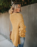 Tender Loving Care Knit Cardigan - Mustard